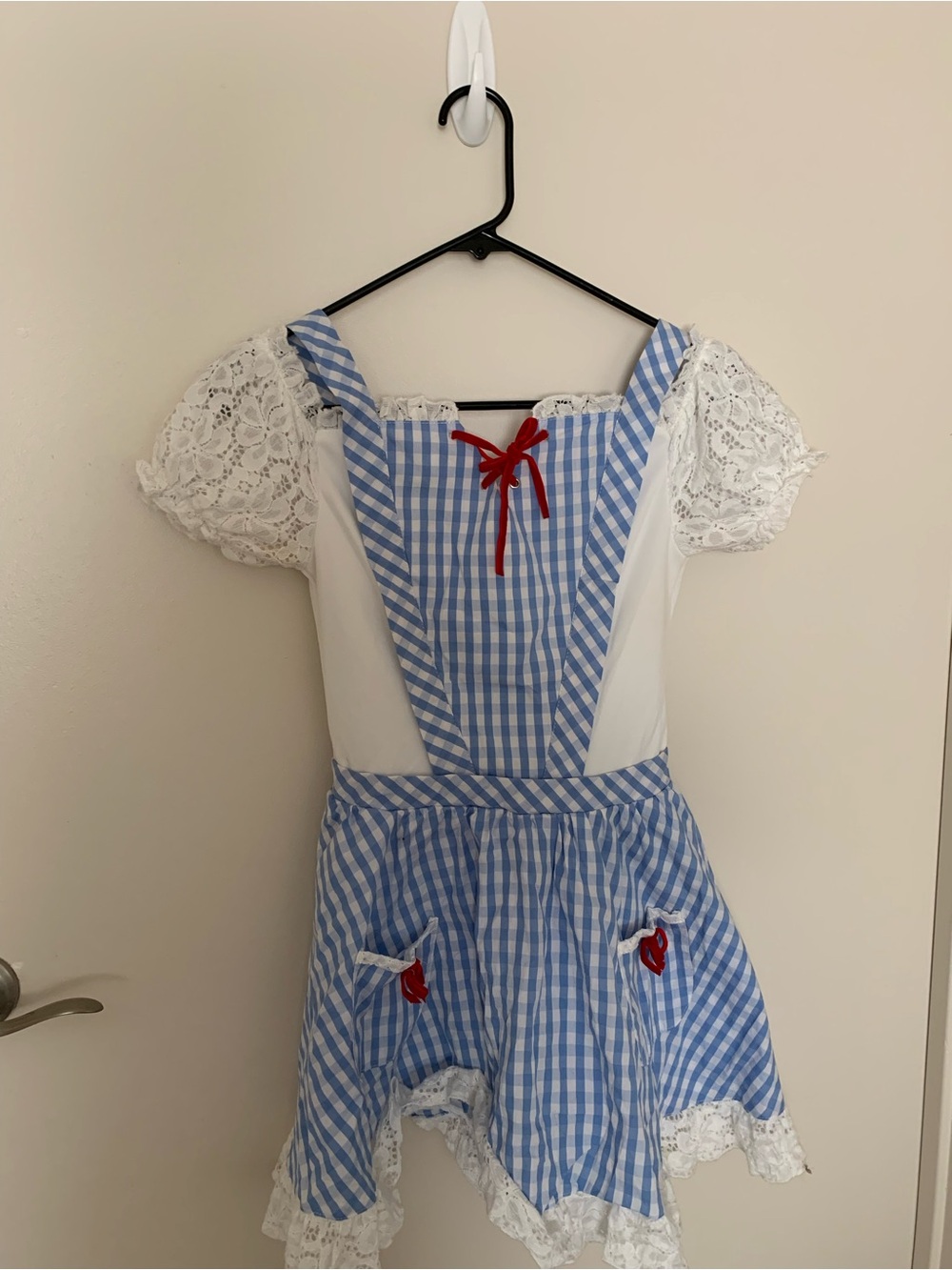 Blue Gingham Dorothy Costume Dress from The Wizard of Oz - Halloween XS kids